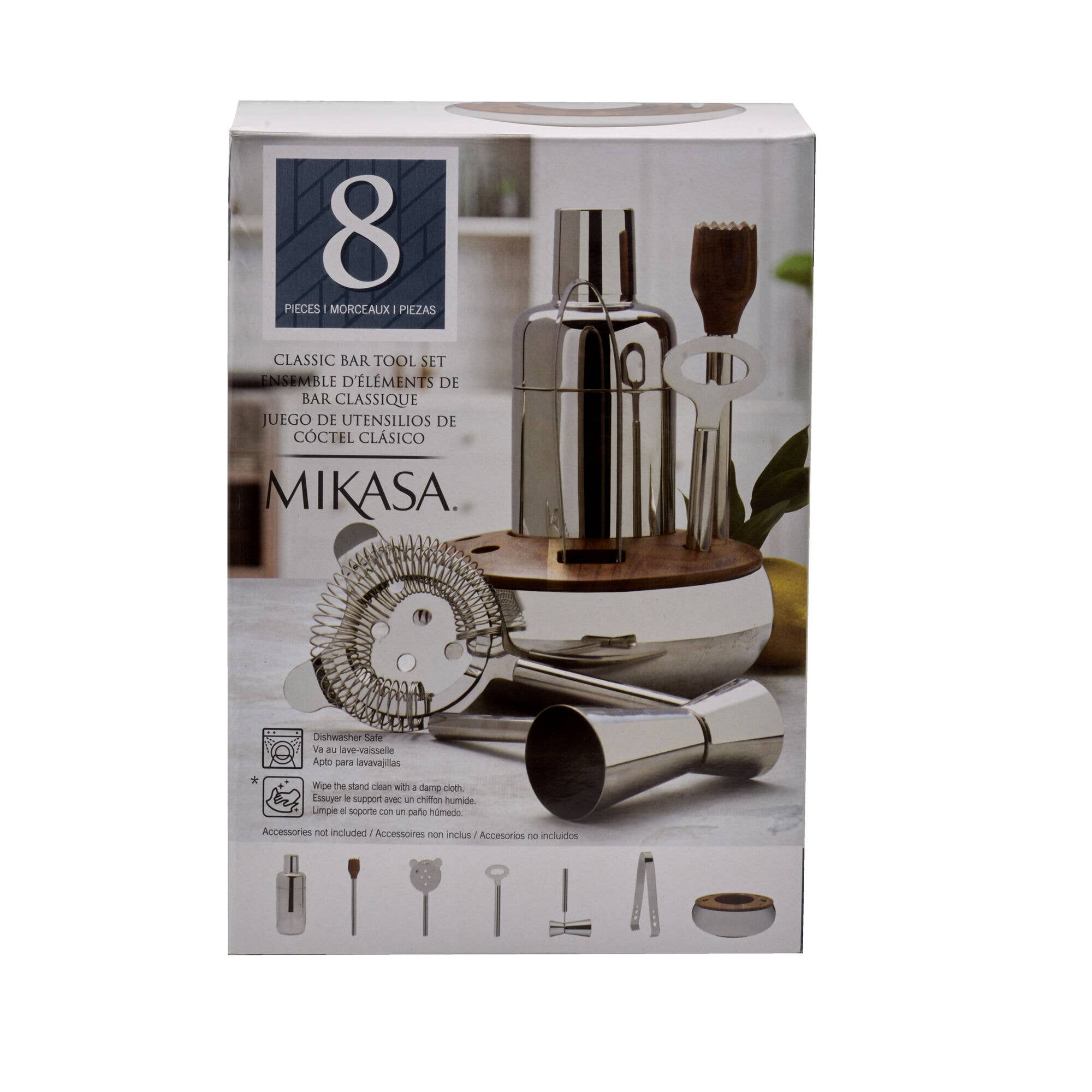 Lifetime Brands Silverwarehouse - Wholesale Bar Tool - Mikasa Classic 8-piece Bar Tool Set8
