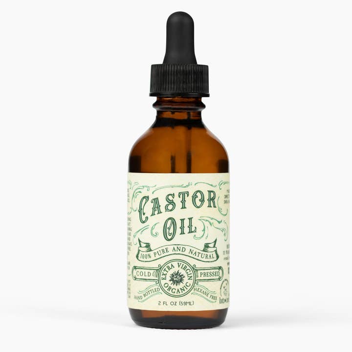 Roots And Leaves - Vente Huile pour le bain/corps - Huile de ricin biologique pressée à froid sans hexane en bouteille aux États-Unis