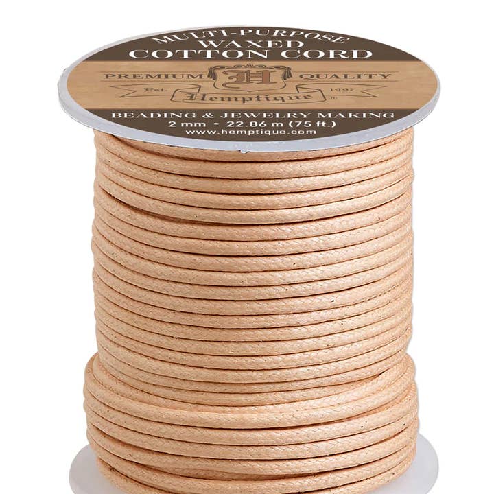 Hemptique – material para artesanato por atacado – Cordão de Algodão Encerado 0,5mm / 1mm / 2mm9