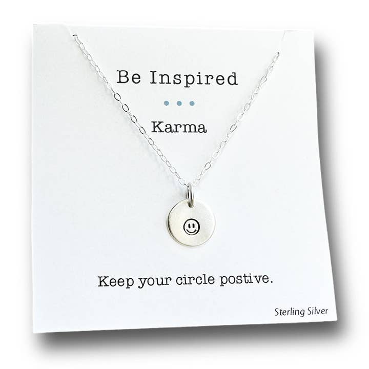 Karma - Happy Face Pendant for wholesale by Leslie Ishihara Designs
