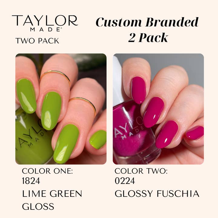 Taylor Made Polish - Vendita all'ingrosso Smalto per unghie - Smalto per unghie personalizzato: confezione da 2 a lunga tenuta + vegano + non tossico34