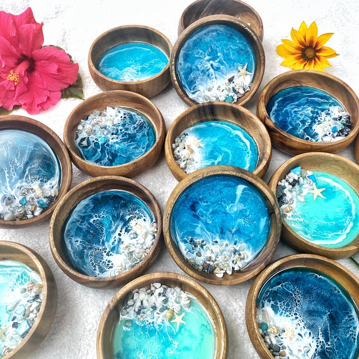 TBM Creations LLC – Großhandel Schmuckschalen – Hawaiianische Schmuckschale 'Makana' | Hawaii-Geschenk | Schmuckschale