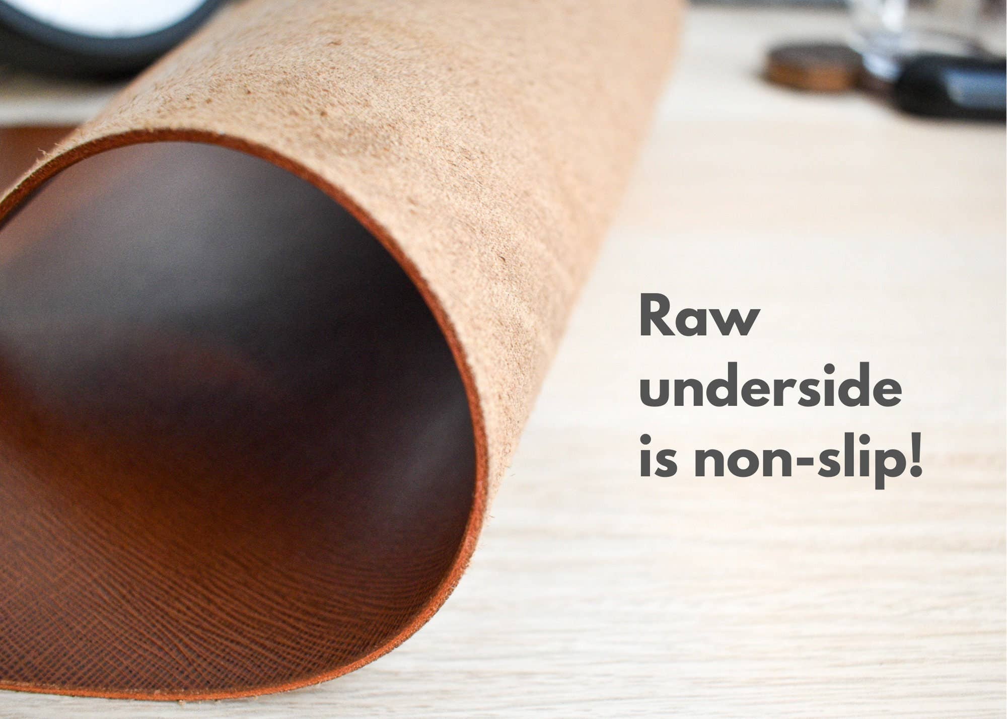 Integral Leather - Venta al por mayor Protectores de escritorio - Alfombrilla de escritorio de piel personalizada | Bloc Blotter, teclado y ratón | Cuero auténtico Saffiano6