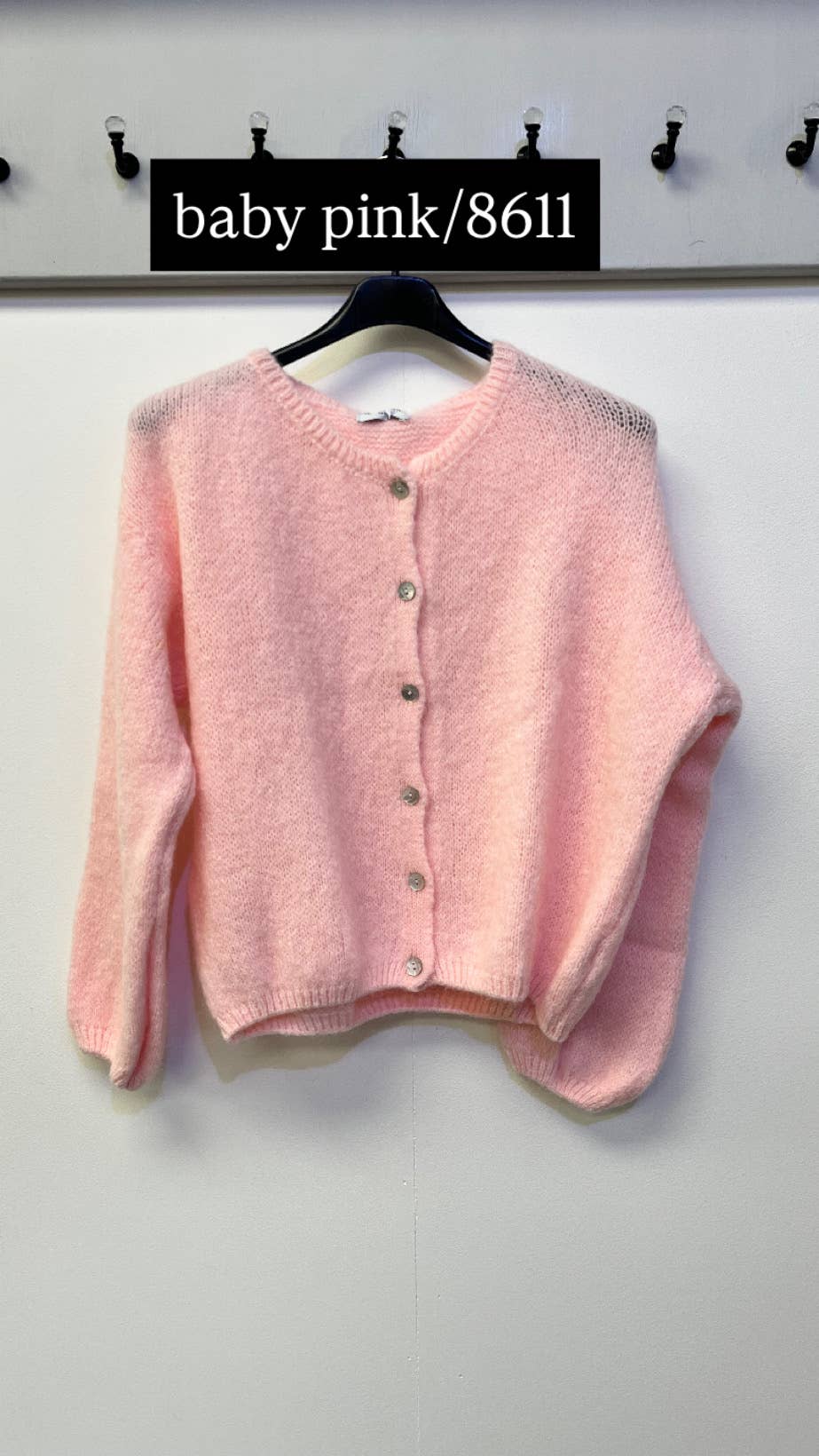 Terminal 1 Clothing – wholesale Kofta - Dam – Cardigan i mohairblandning med knappar fram12