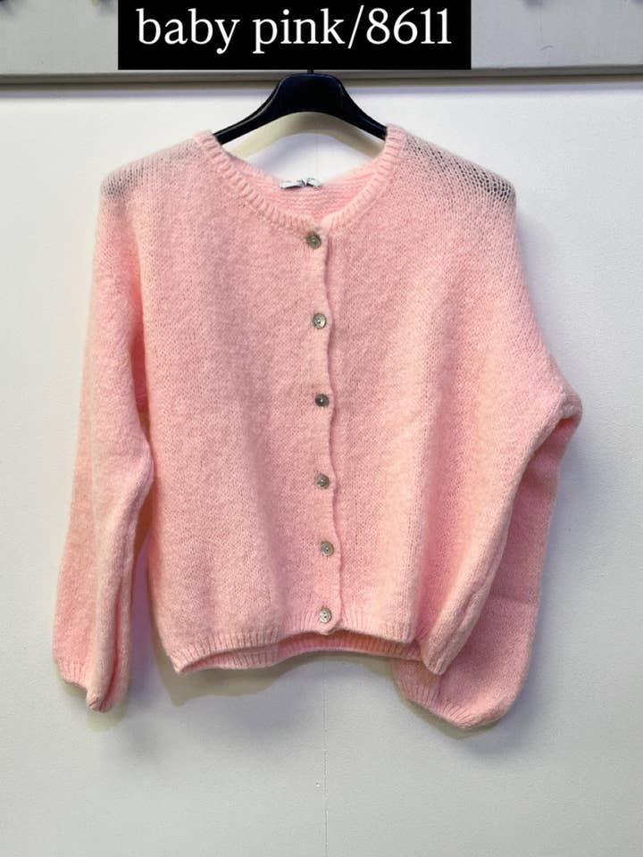 Terminal 1 Clothing – wholesale Kofta - Dam – Cardigan i mohairblandning med knappar fram12