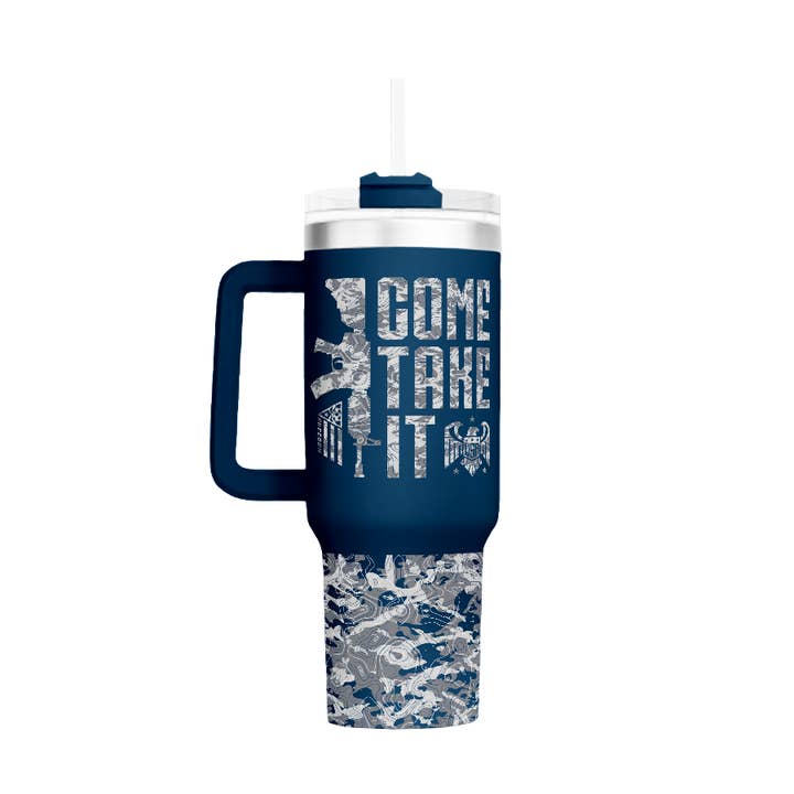 I Love My Freedom - Wholesale Insulated Mug/Tumbler - Come Take It - 40oz Tumbler - 26161