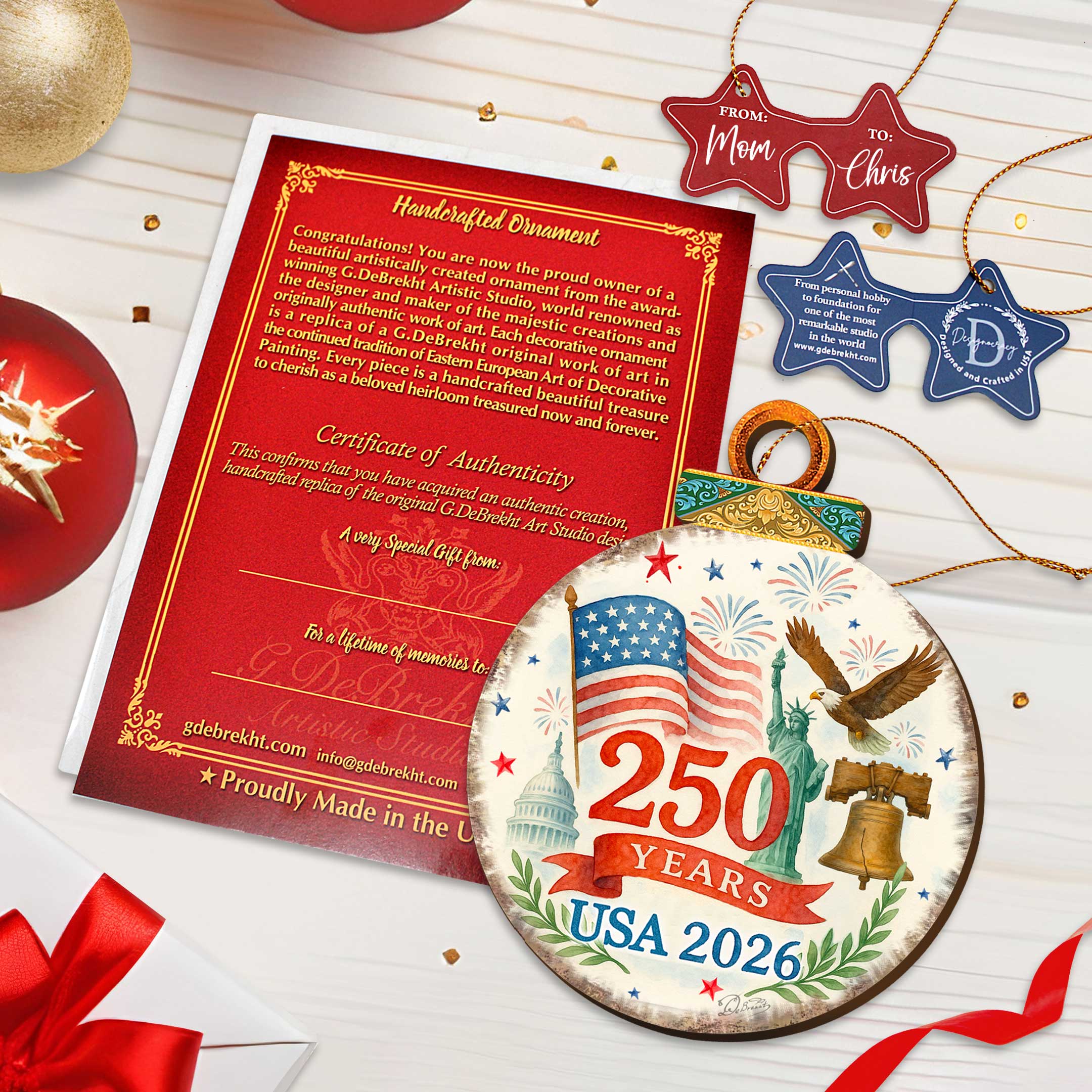 Designocracy - Vendita all'ingrosso Decorazione - Pupazzo di neve blu, fiocco di neve, ornamenti in legno, Gdebrekht, Natale10