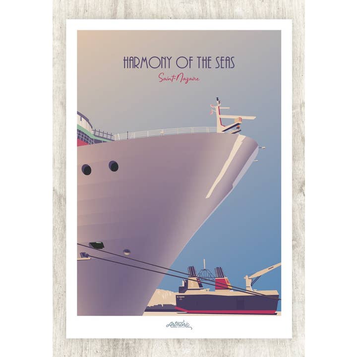 Artmoric - Wholesale Art Print - Saint Nazaire/Harmony of the Seas