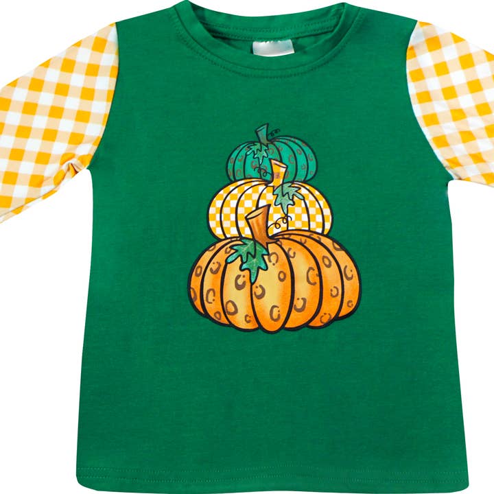 Maglietta raglan zucca autunno Halloween bambino per la vendita all'ingrosso da parte di Amor Babee