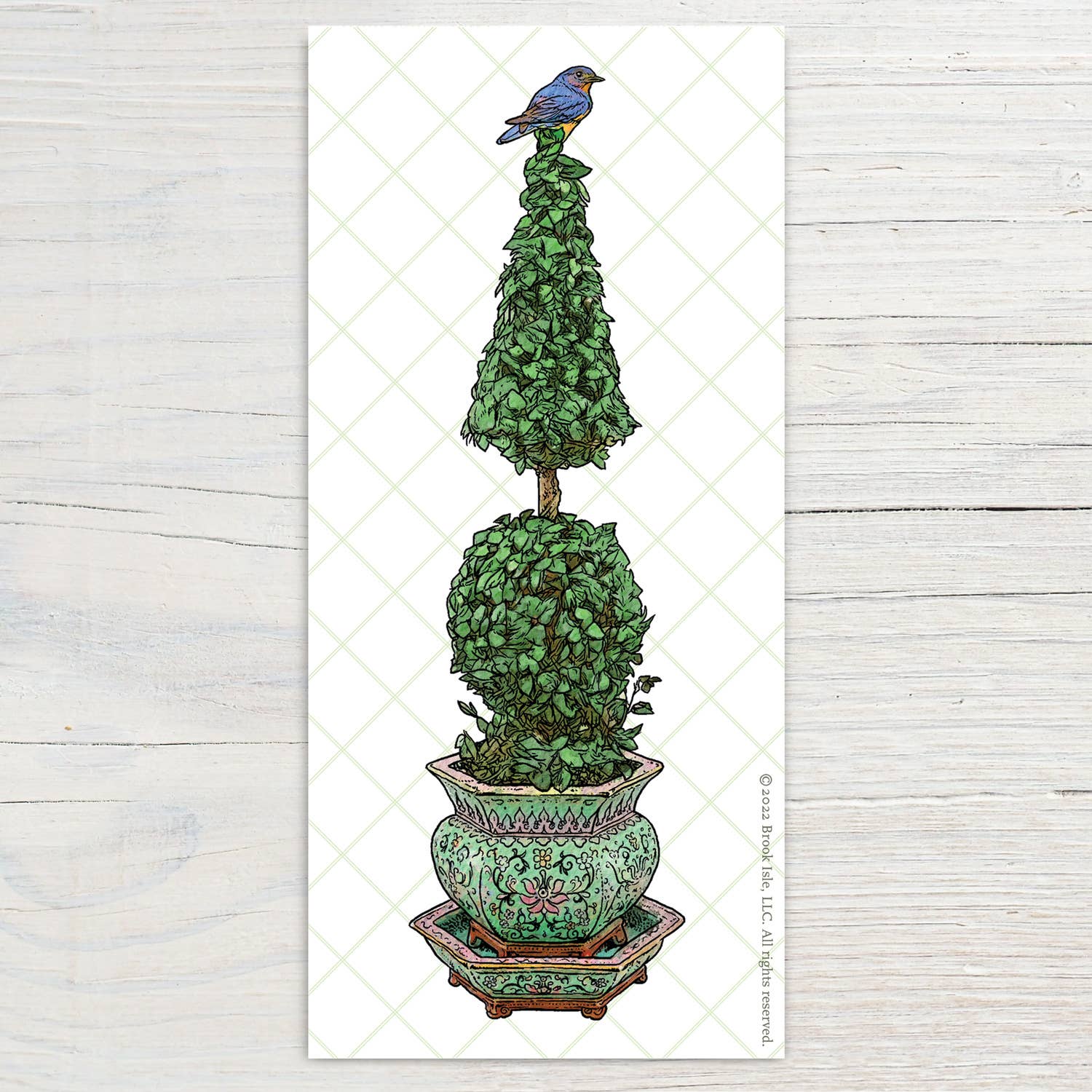 Brook Isle - Wholesale Bookmark - Topiaries Bookmark0
