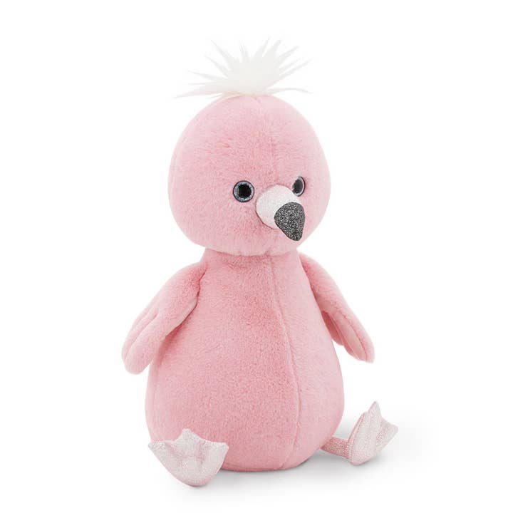 Orange Toys - Vente Peluche – enfant et bébé - Fluffy, le flamant rose en peluche - 22 cm - 0+1