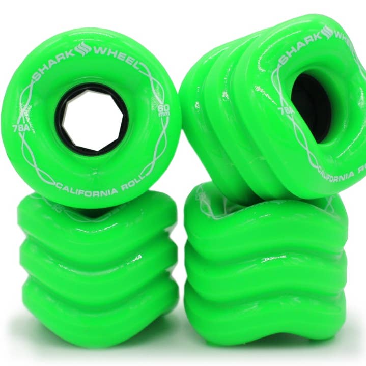 Shark Wheel - Wholesale Sporting accessories - Shark Wheel 60mm Skateboard Wheels (California Rolls)4
