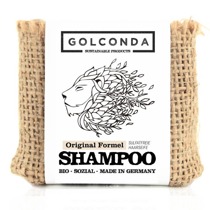 Savon shampooing biologique formule originale - savon pour cheveux et cuir chevelu sensible pour la vente par Golconda GmbH