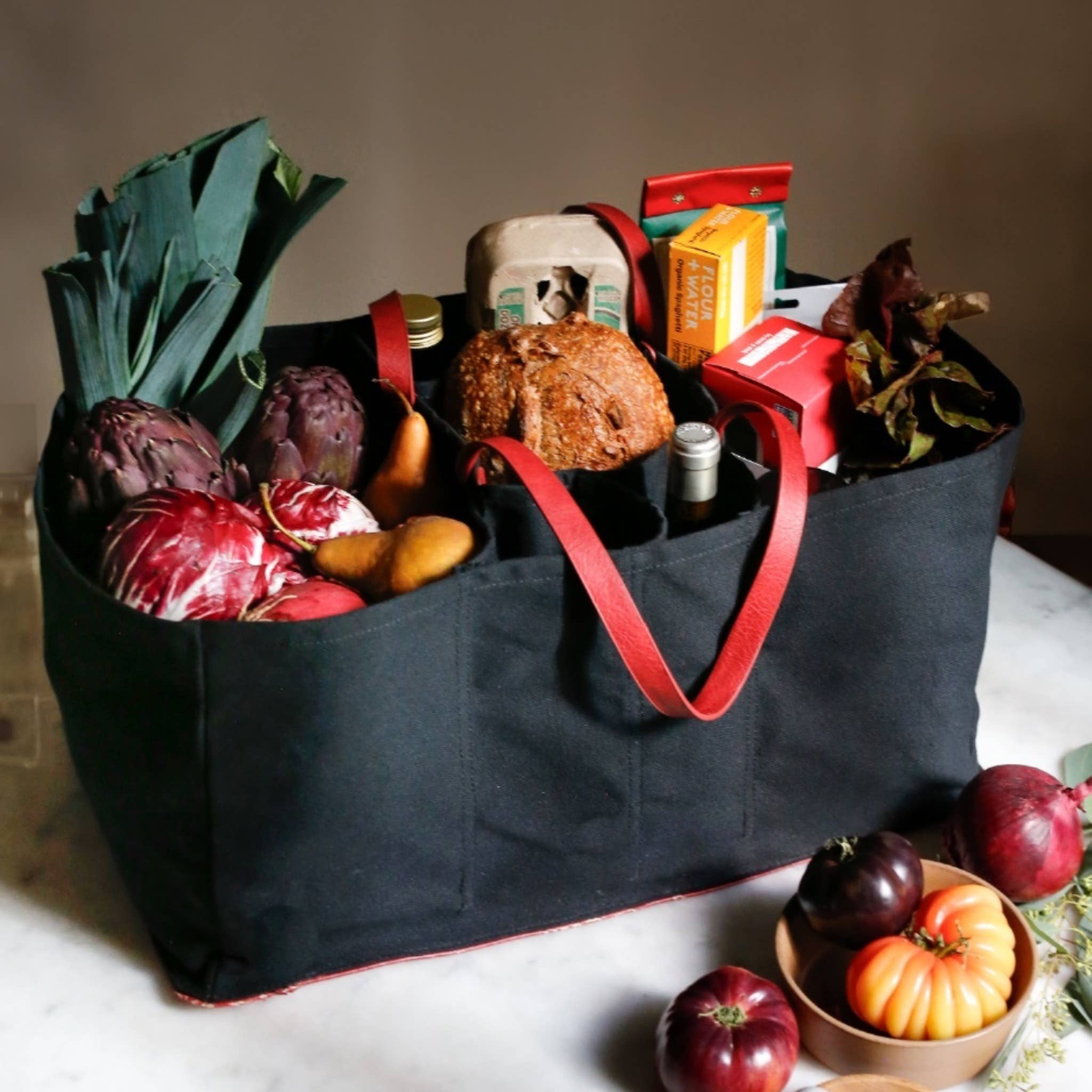 CapaBunga® – Engroshandel Indkøbspose/indkøbstaske – Robust bomuldsnet til dagligvarer | Stor praktisk taske i naturlig canvas11