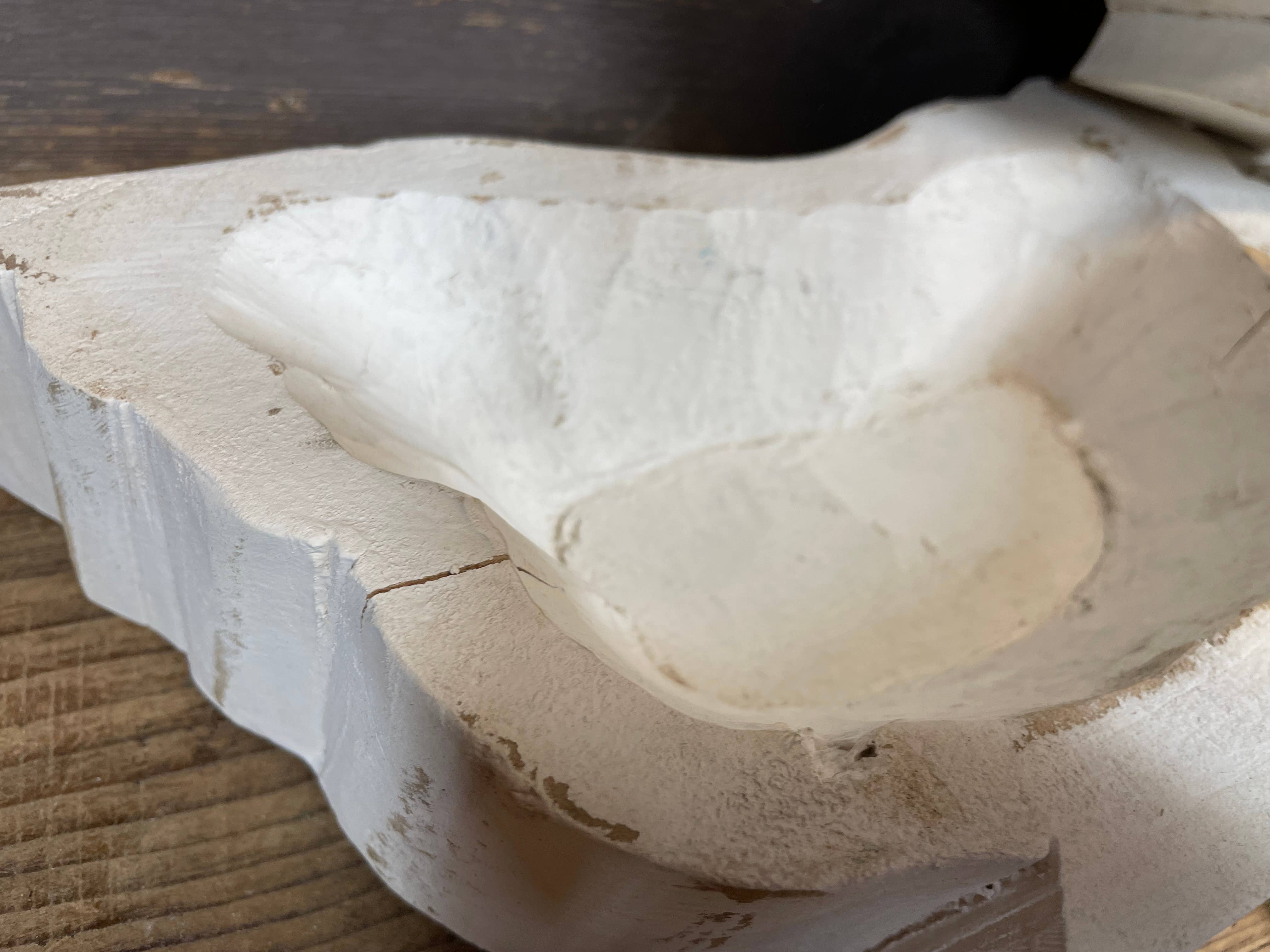 My Amigos Imports - Wholesale Decorative Plate/Dish/Bowl - NFC-Chicken Bowl-6x10 inches-Not for Candles-ER-White-Lot #31