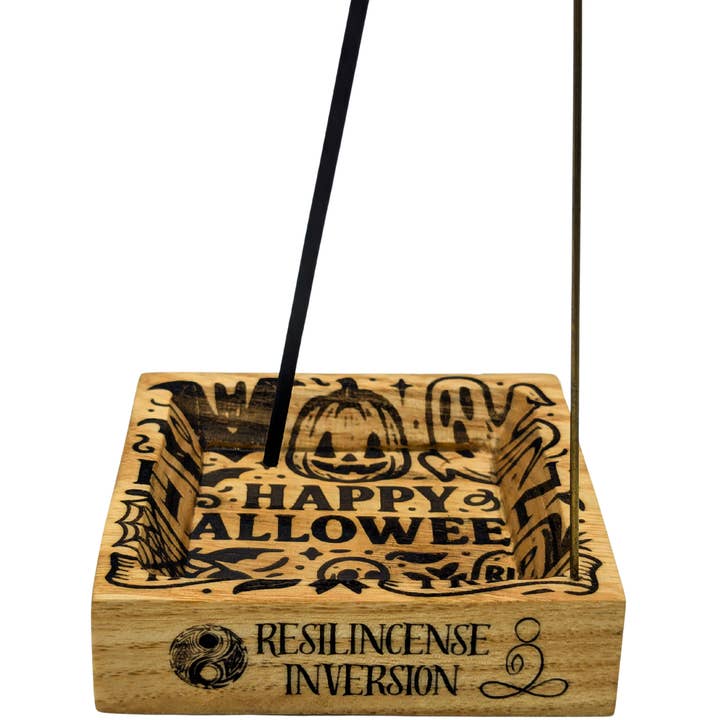 ResilScents WholeSale - Wholesale Incense holder - Inversion Ash Catcher – Crafted Wood & Brass Incense Stand37
