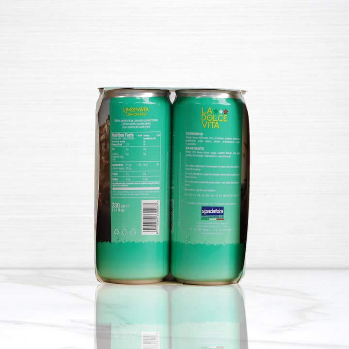 TerraMar Imports - Wholesale Sparkler - 4-Pack Limonata Soda - 11.1 fl oz1