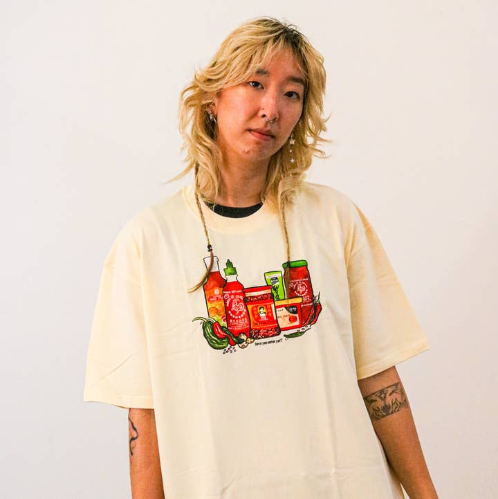Camiseta de Salsas Picantes Asiáticas para venta al por mayor de Menmin Made