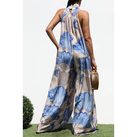 Esmeray Clothing - Vendita all'ingrosso Tuta intera - Donna - TUTA HALTER BREZZA MARINA4