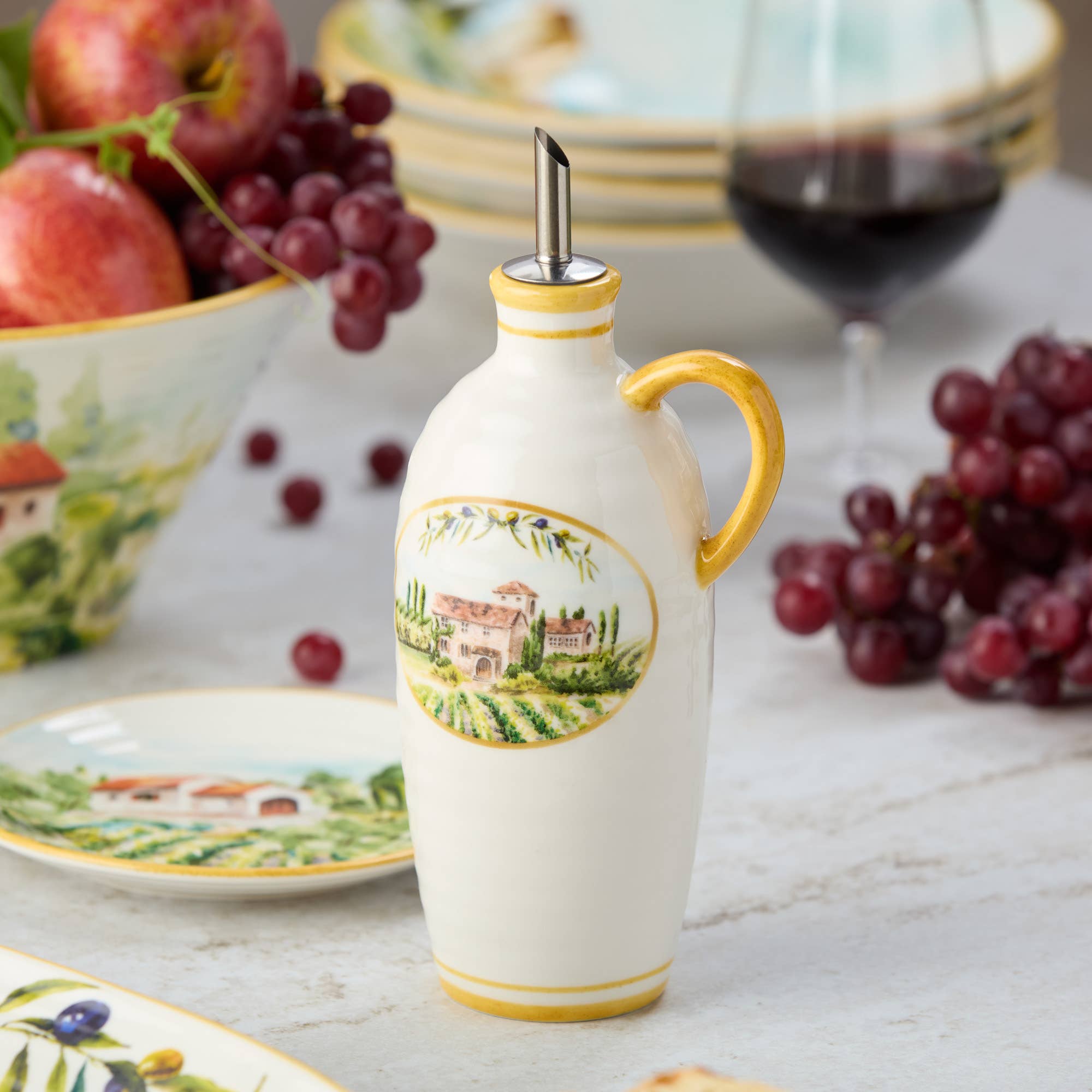 Certified International - Wholesale Oil/vinegar dispenser - Tuscany Oil Bottle2