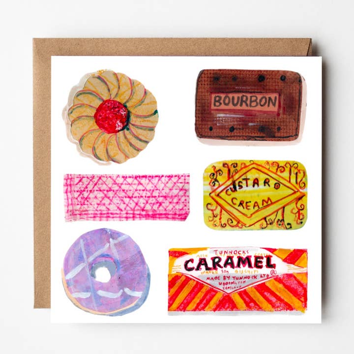 Sweet Treats Greetings Card for wholesale by Sarah Millin