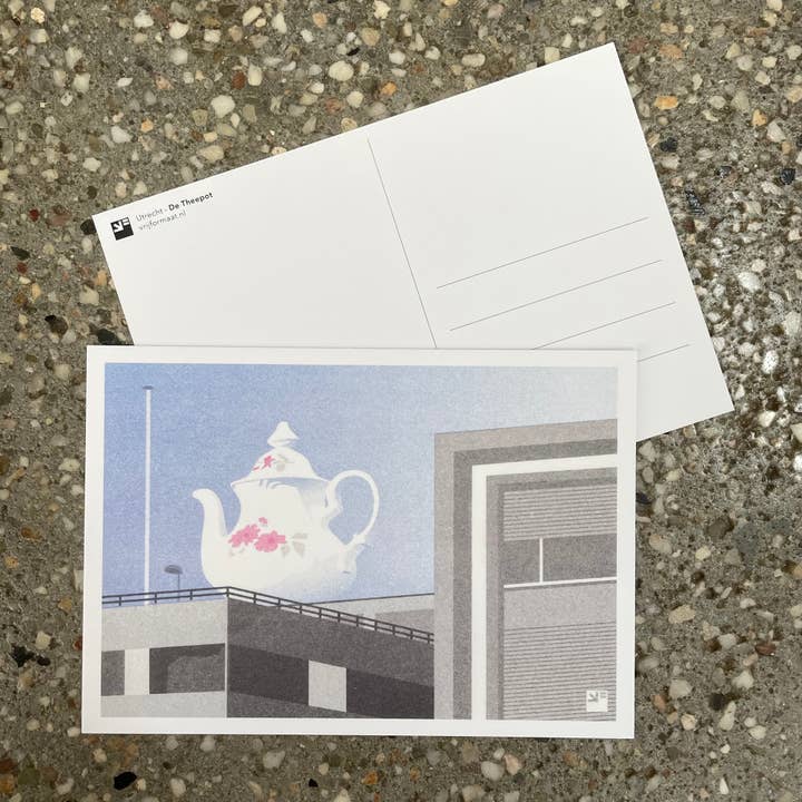 VrijFormaat - Vente Cartes postales - carte postale - Utrecht - The Teapot - A6