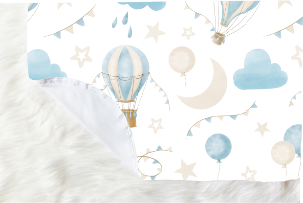 Timber Tinkers - Wholesale Bedding blanket – Kids & Baby - Hot Air Balloon Blanket0