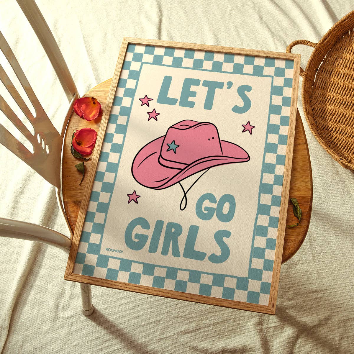 Woo Hoo Prints – wholesale Art print – LET'S GO GIRLS COWGIRL PRINT6