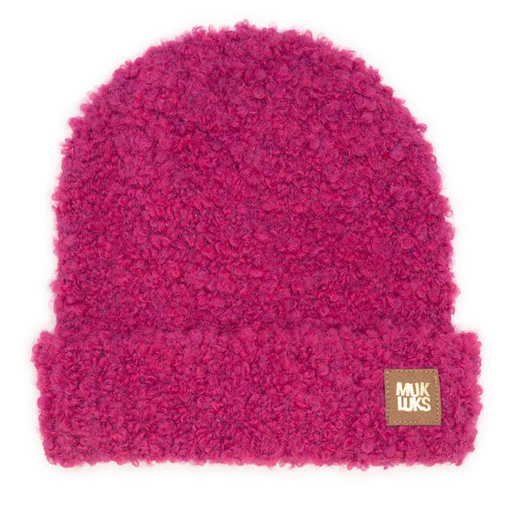 Muk Luks - Wholesale Beanie - Women's - MUK LUKS Women's Solid Boucle Hat