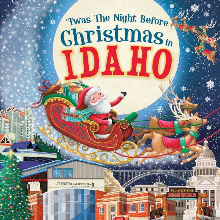 Sourcebooks - Wholesale Preschool Book (3-5) - 'Twas the Night Before Christmas in Idaho (HC)
