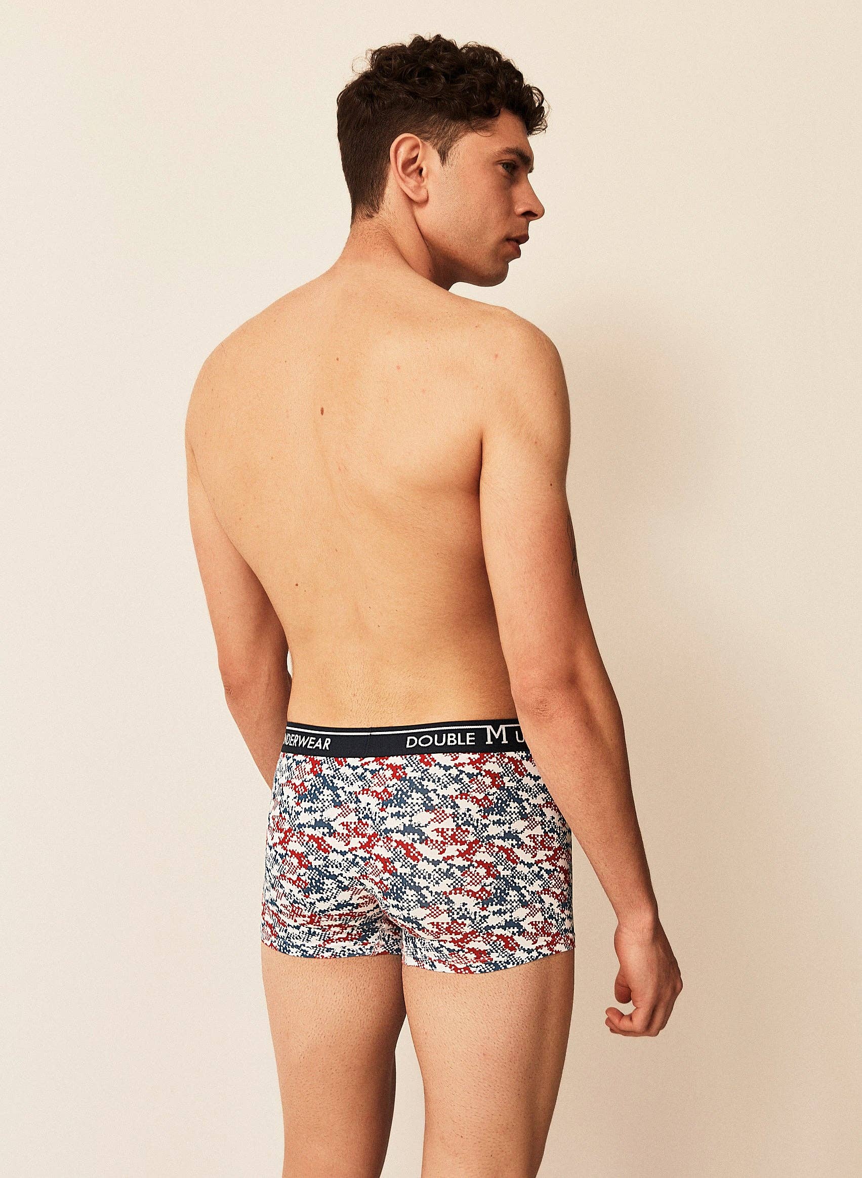 Double M - Wholesale Underwear - Men's - MEN'S PRINTED COTTON BOXER SHORTS3