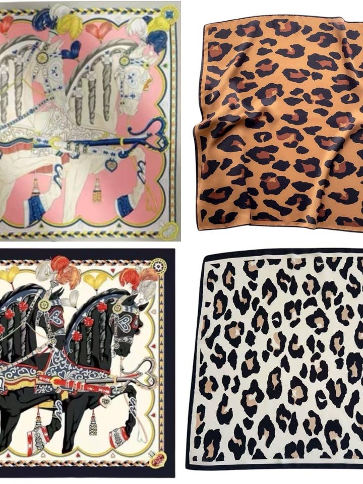 Patterned Silk Square Scarf AS-669 AS-668 and other Purchase Wholesale parisian jeans. Free Returns & Net 60 Terms on Faire trending on Faire.