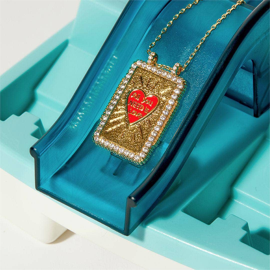 pinkblu02 – wholesale Hänge-/berlockhalsband – Bohemisk stil kvinnor sol måne onda ögat hängsmycke halsband13