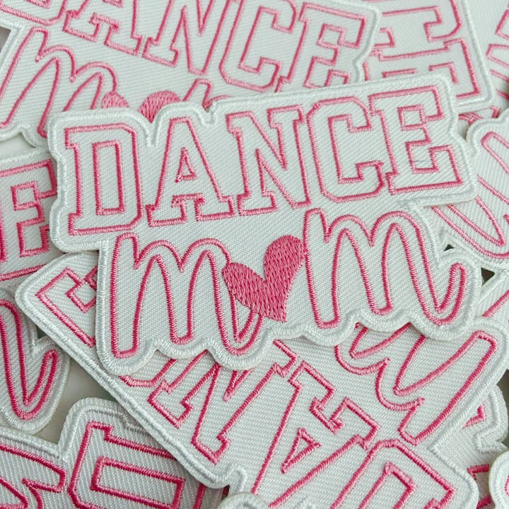 3.5" Dance Mom - Embroidered Hat Patch for wholesale by TEELUX
