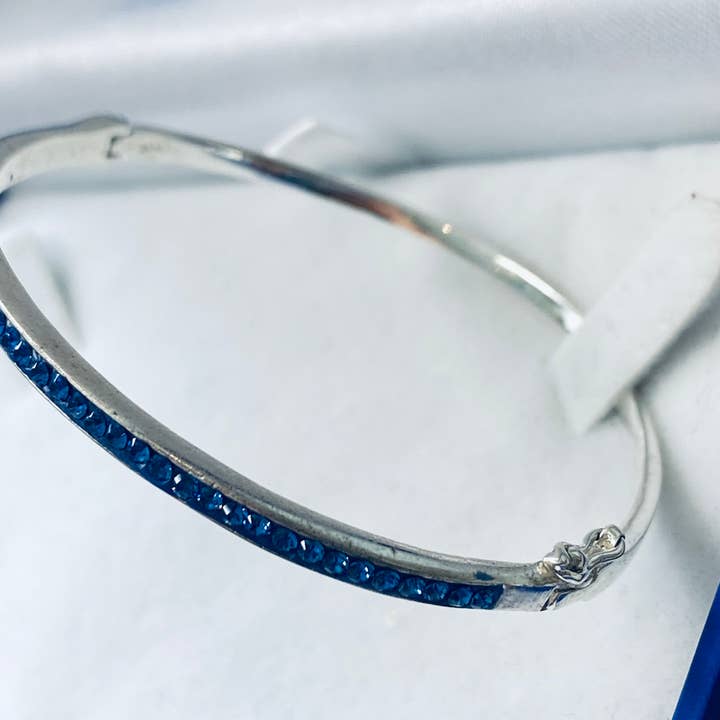 Conjunto de Colares com Anel de Cristal Swarovski® Azul por atacado de Glimmering Handmade