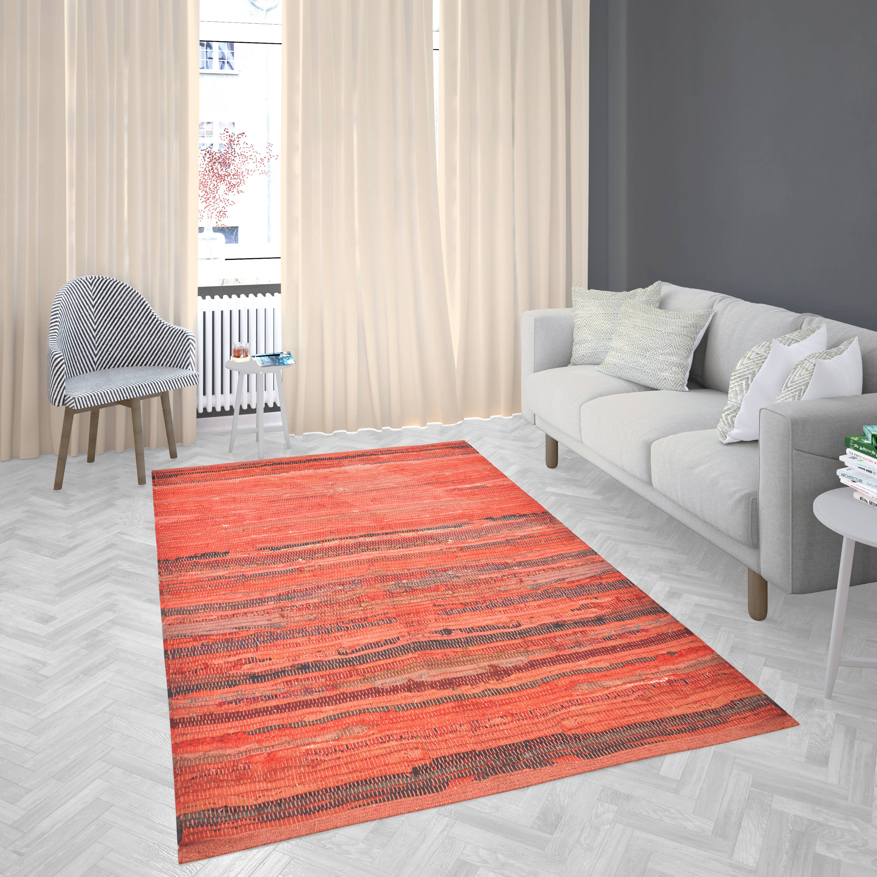 Fabstyles - Wholesale Area Rug - Fabstyles Chindi Rag Rugs (Multiple Color & Size Options)7