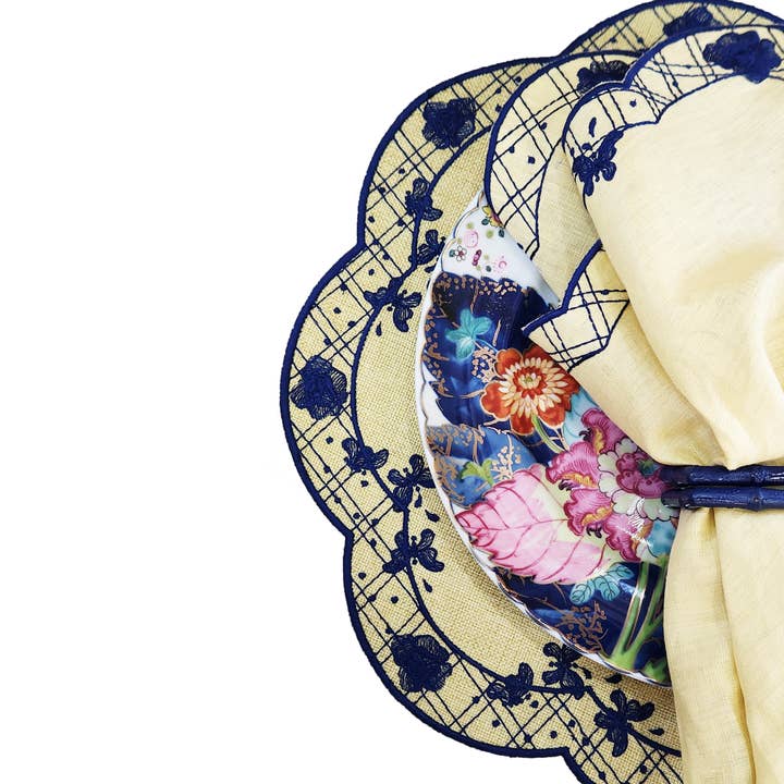 Iza Silva -Luxury Tableware - Wholesale Dinner & Cloth Napkin - The Original -Florentine Collection -Napkins -Various Colors14