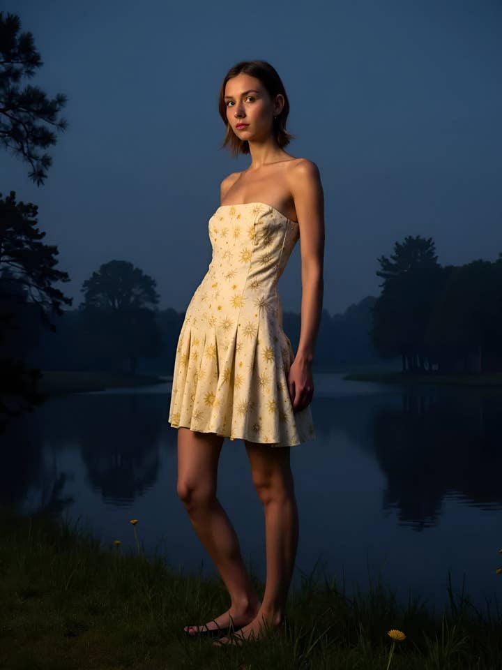 CARMEN SAYS - Vendita all'ingrosso Vestito - Donna - Abito Mini con Stampa del Sistema Solare Priest7