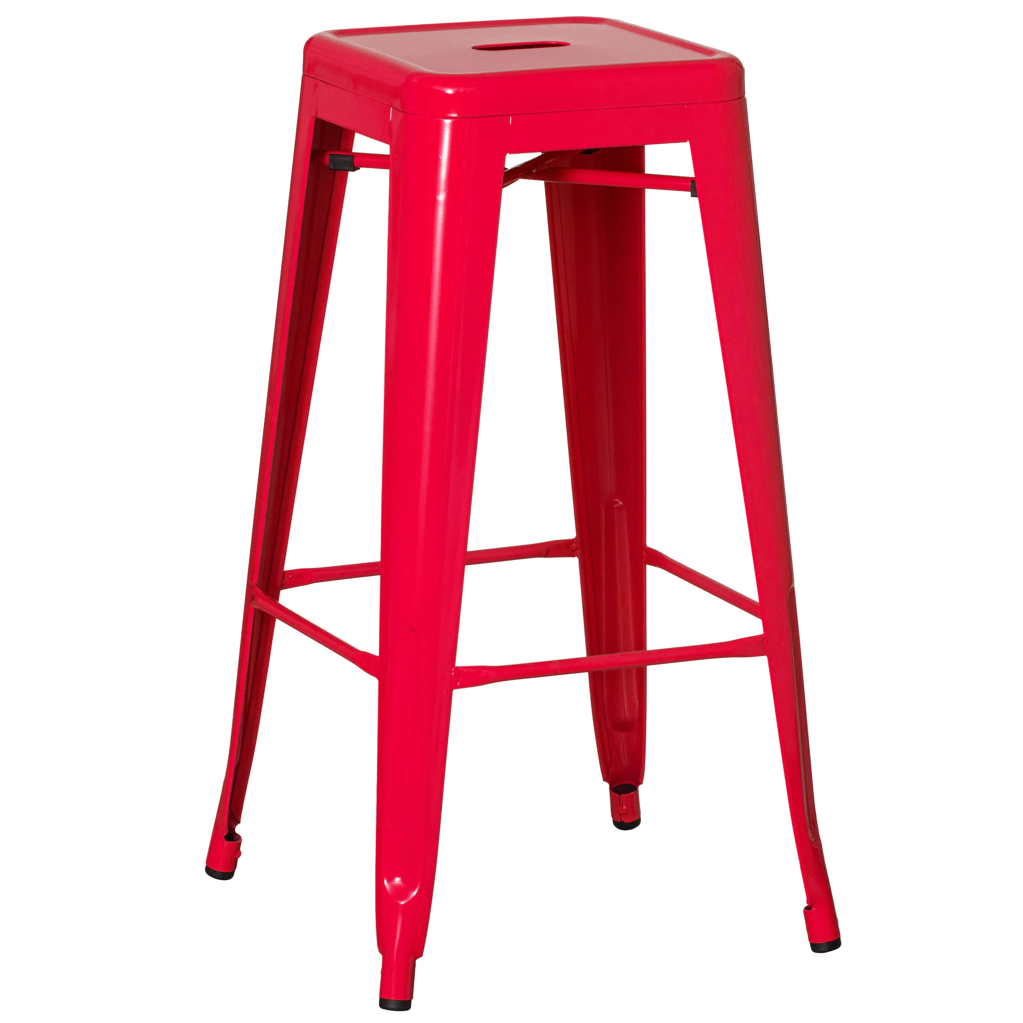 Quickway Imports - Wholesale Stool - 30" Backless Metal Bar Stool, Stackable, Heavy-Duty3