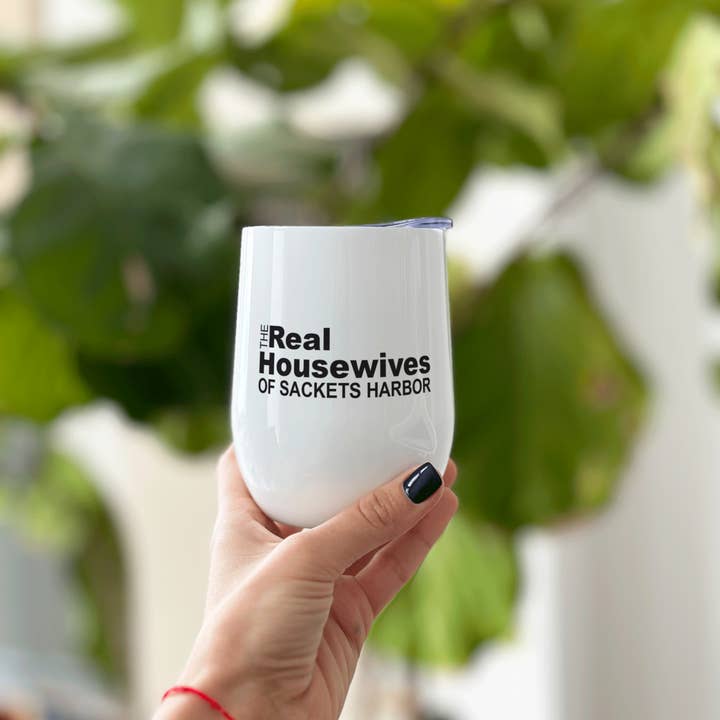Familiar Goods - Wholesale Insulated Mug/Tumbler - Real Housewives Black and White