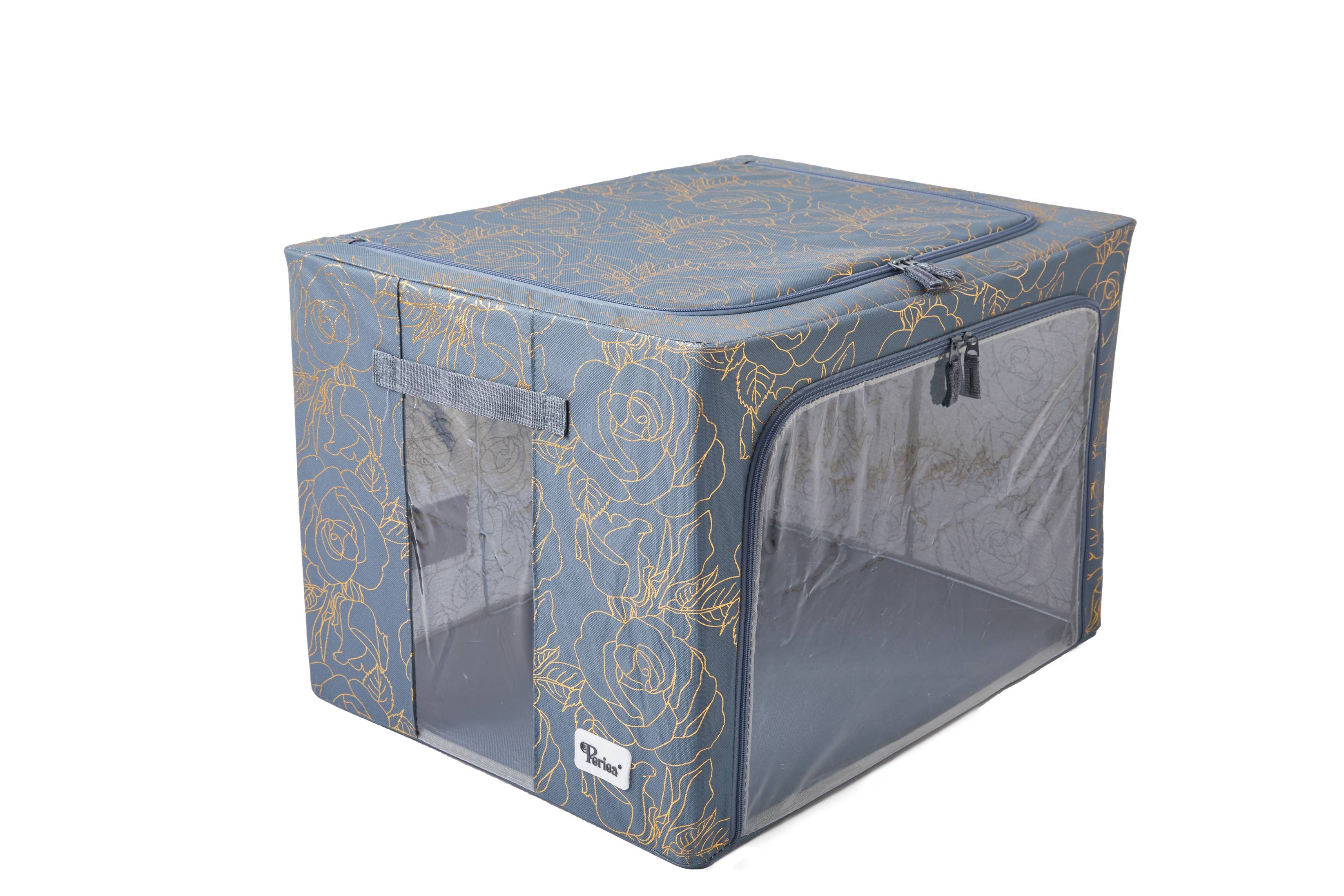 Periea - Vente Bacs de rangement - Periea Beau – Bac de rangement pliable avec structure métallique15