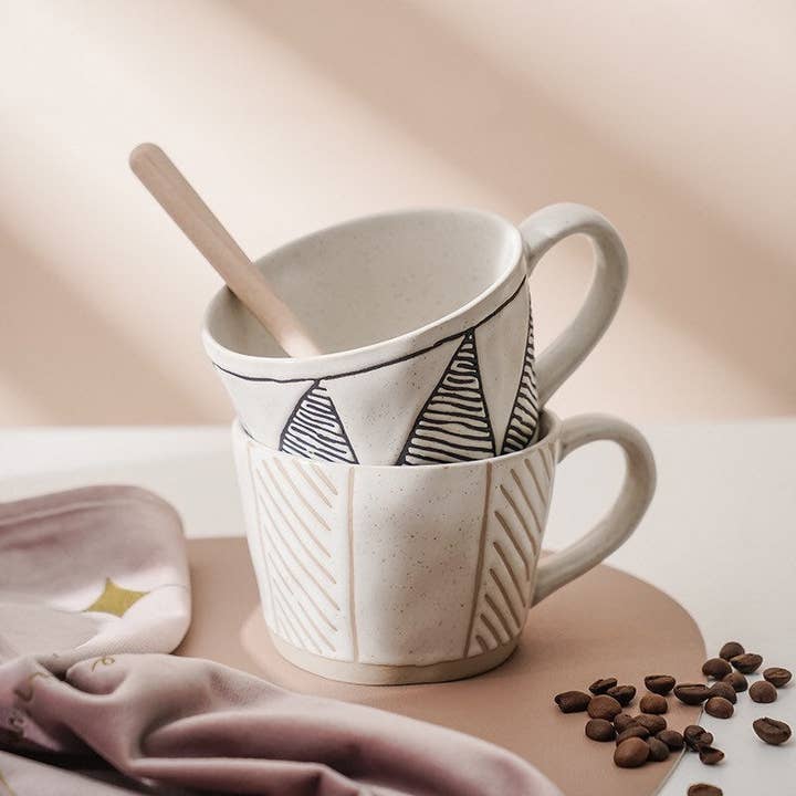 Gohobi - Wholesale Coffee/Tea Cup - Gohobi Handmade stoneware Coffee cup tea cup hand-painted Ja