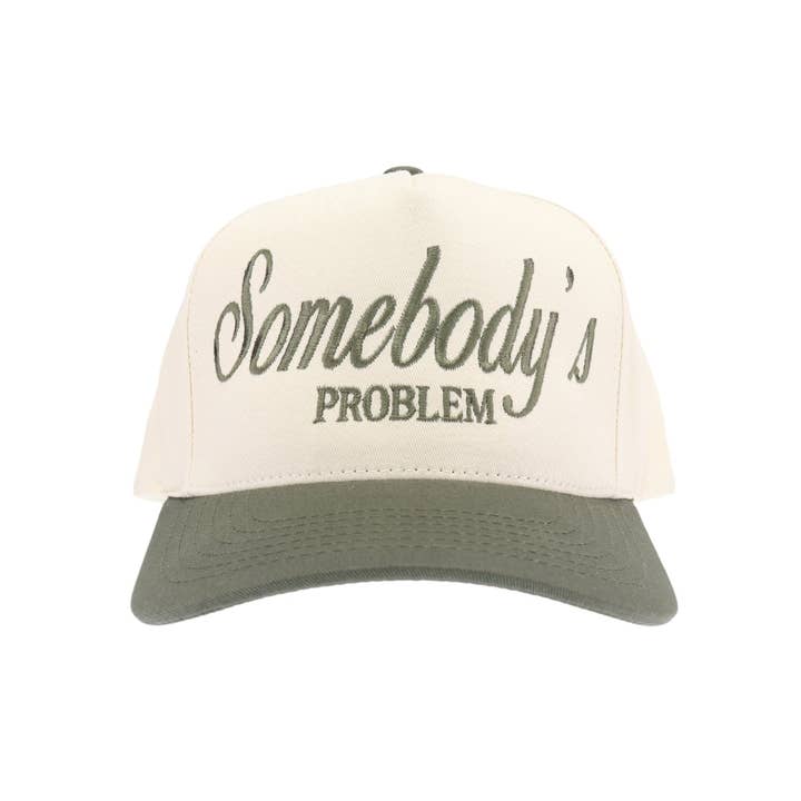 Stitch Your Style - Wholesale Trucker Hat - Unisex - Somebody's Problem Embroidered Trucker Hat5
