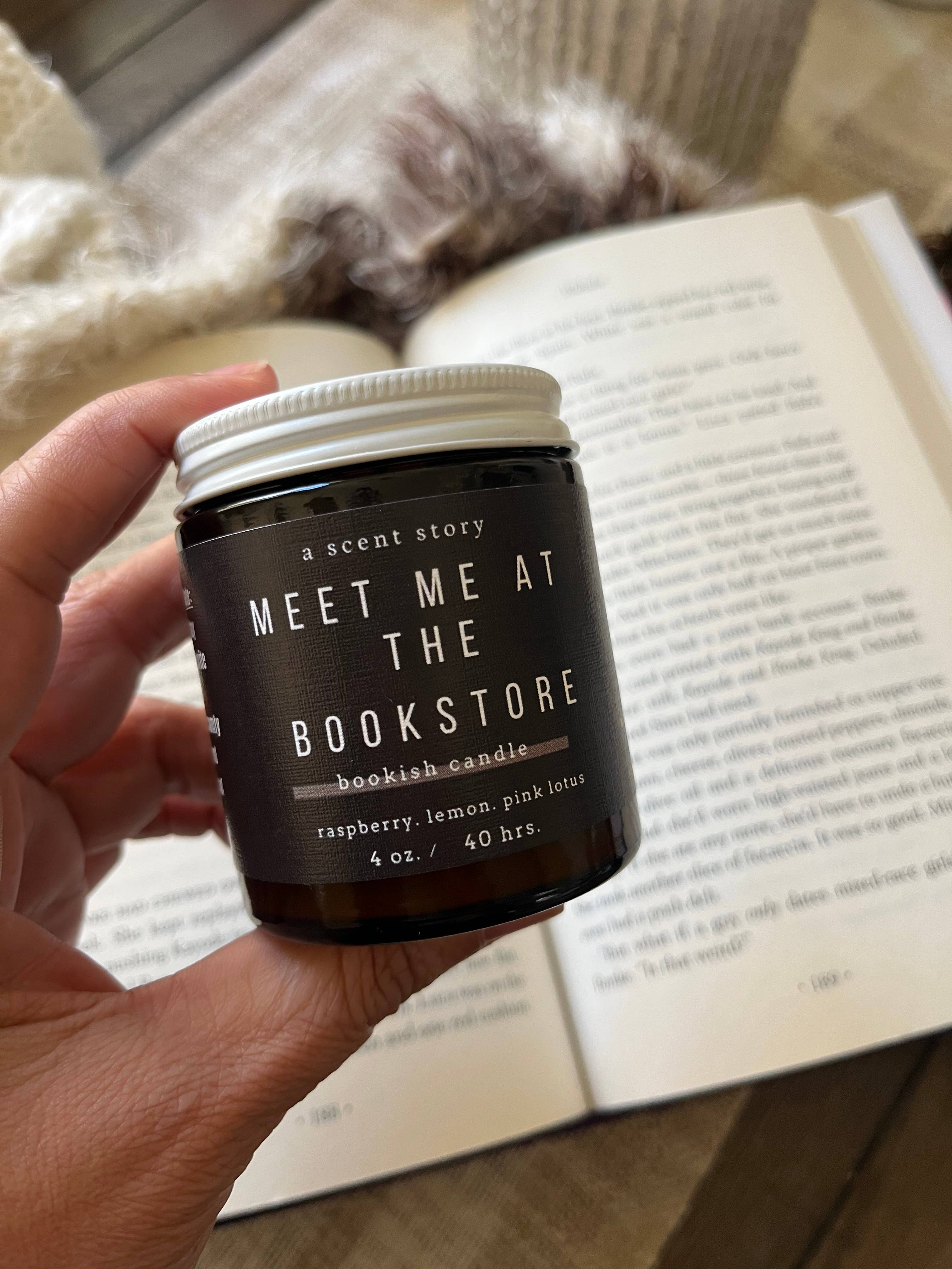 A Scent Story Candle Co - Wholesale Jar/Filled Candle - Meet Me at the Bookstore | Bookish Candle | Soy Wax3