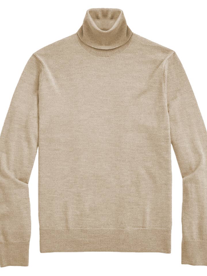 Mens Solid Knit Turtleneck for wholesale by WEIV