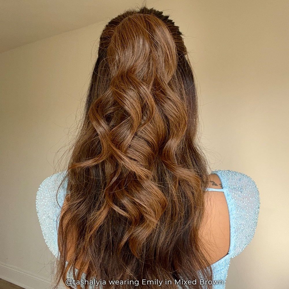 INH Hair - Wholesale Hair Clip - Women's - Emily | Half up Half Down Mini Claw Clip Pony26