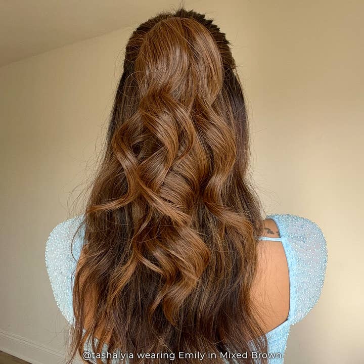 INH Hair - Wholesale Hair Clip - Women's - Emily | Half up Half Down Mini Claw Clip Pony26