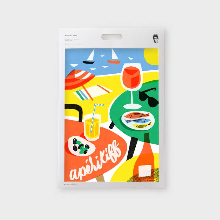 Sergeant Paper - Wholesale Art Print - LULU LA NANTAISE - Aperikiff - Food Art Print