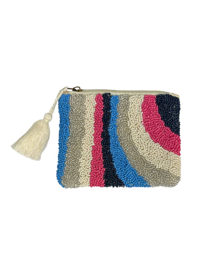 Blauwe Mozaïek Kralen Portemonnee SOHO0009 voor wholesale door Ole