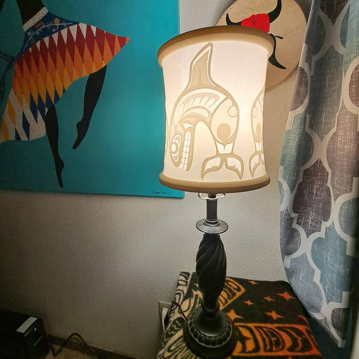 10 Buffalos Art - Wholesale Lamp Shade - 3D Printed Lamp Shades with Original Art - Lamp Shade ONLY